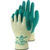 310G SHOWA Green Grip Baumwoll-Polyester-Handschuh mit Latex-Beschichtung