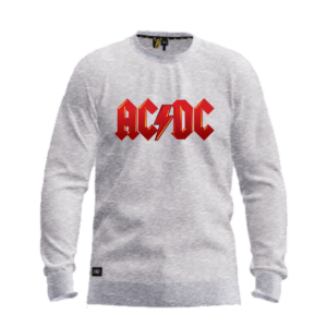 012830 AC/DC Sweater Rundhals mit Nackenband Unisex