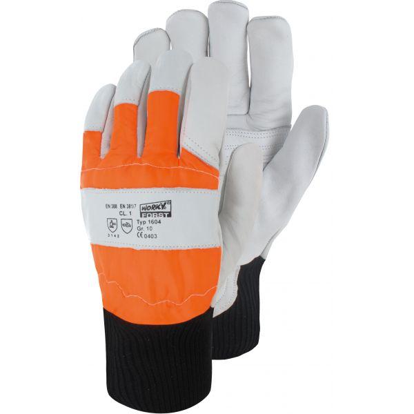 H1604 Forst-Handschuh aus Rind-Narbenleder mit Nylon